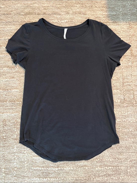 lululemon athletica Tops - Lululemon Women’s Black Short-Sleeve Scoop Neck Top